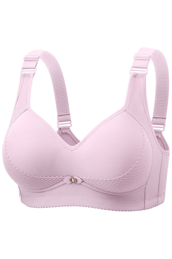 Bra for Womens Wireless Comfort Brassiere Sexy Bras Light Padded Lingerie