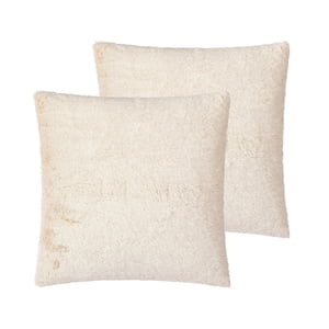 Better Homes & Gardens 20" x 20" Faux Fur Decorative Pillows, 2-Pack