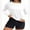 White, variant on Sociala Women Two Piece Rash Guard Long Sleeve Swim Shirt and Shorts UPF 50+ Quick Dry 2 Piece Bathing Suit