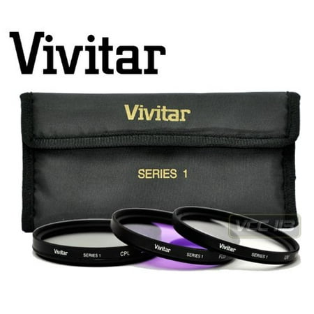 Vivitar 77mm Multi Coated 77mm 3 Piece Filter Kit UV CPL