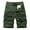 Army Green, variant on Summer Savings MIANHT Men's Size Sports And Leisure Multi-Pockets Relaxed Summer Beach Shorts Pants on Clearance