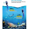 thumbnail image 4 of Dry Snorkel Set,Panoramic Wide View,Anti-Fog Scuba Diving Mask,Professional Snorkeling Gear, 4 of 14