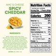thumbnail image 4 of (2 pack) Proper Good Spicy Cheddar Mac & Cheese, Ready in 60 Seconds, Shelf-Stable 10oz Pouch, 4 of 15