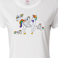 thumbnail image 4 of Inktastic Cute Unicorn Family Women's T-Shirt, 4 of 5