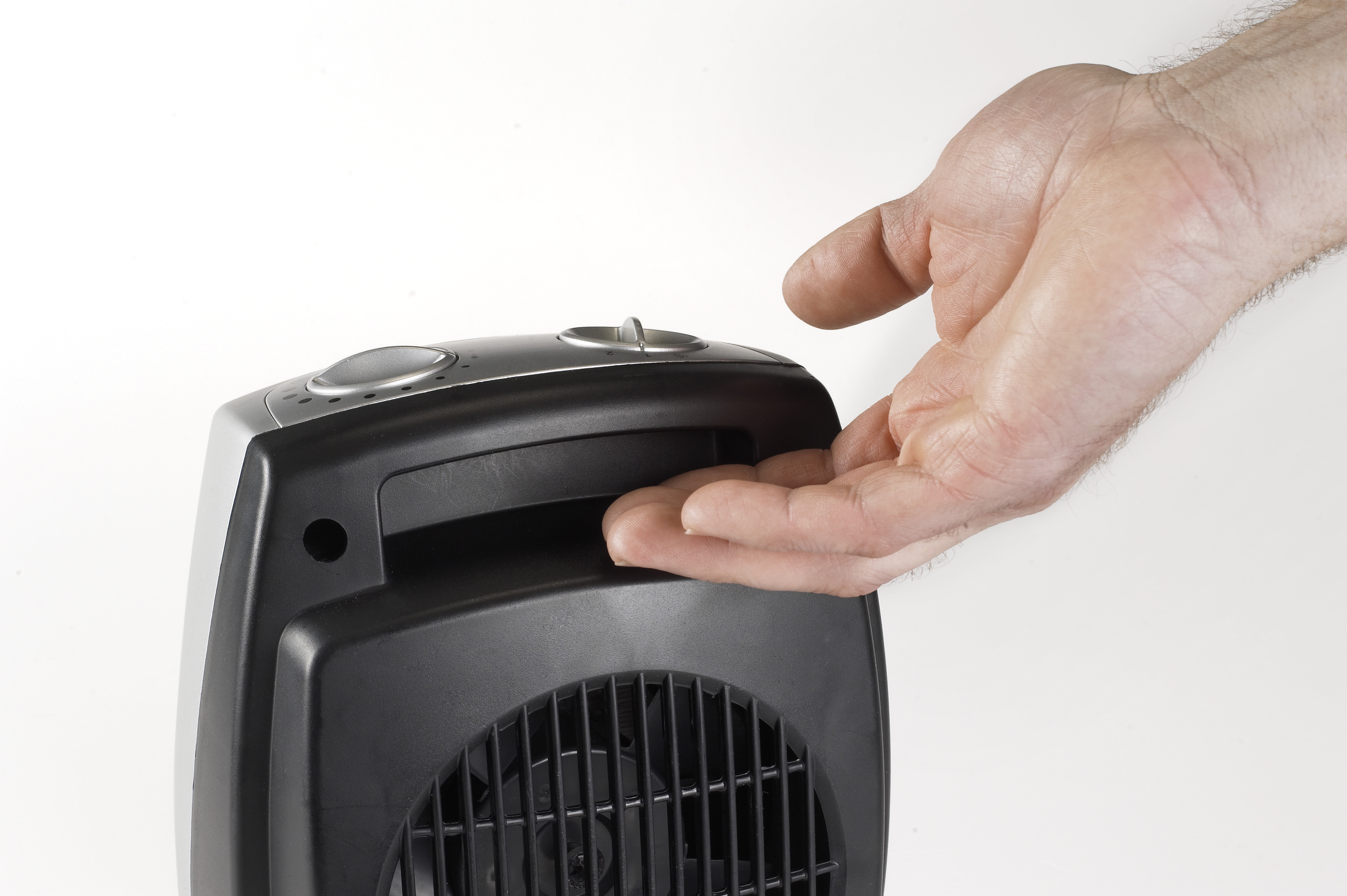 Lasko 1500W Electric Ceramic Space Heater with Adjustable Thermostat, 754200,  Silver - Walmart.com