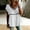White-A, variant on Women's Hollow Out Lace Patchwork V-Neck Tops Cotton Linen Casual Short Sleeve Basic Babydoll Peplum Blouse White-A