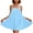 Light Blue, variant on 2026 Summer Dress for Women Spaghetti Strap Smocked Bust Babydoll Mini Dress with Textured Fabric