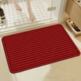 thumbnail image 5 of Inerposs Water Absorbing Door Mat, Fast Drying Floor Mat, Non-Slip Bathroom Mat, Dirt Counteractive Door Mat, Striped Diatom Mud Mat for Home Use, 5 of 6
