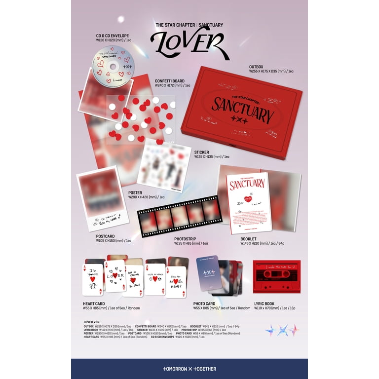 TXT THE STAR CHAPTER:SANCTUARY 5形態セット×3 Free Shipping! Bighit Music Hybe Tomorrow X Together The Star