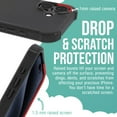 thumbnail image 4 of Smartish® iPhone 16 Protective Magnetic Case - Gripzilla Compatible with MagSafe [Rugged + Tough] Heavy Duty Grip Armored Slim Cover w/ Drop Tested Protection for Apple iPhone 16 - Black Tie Affair, 4 of 6