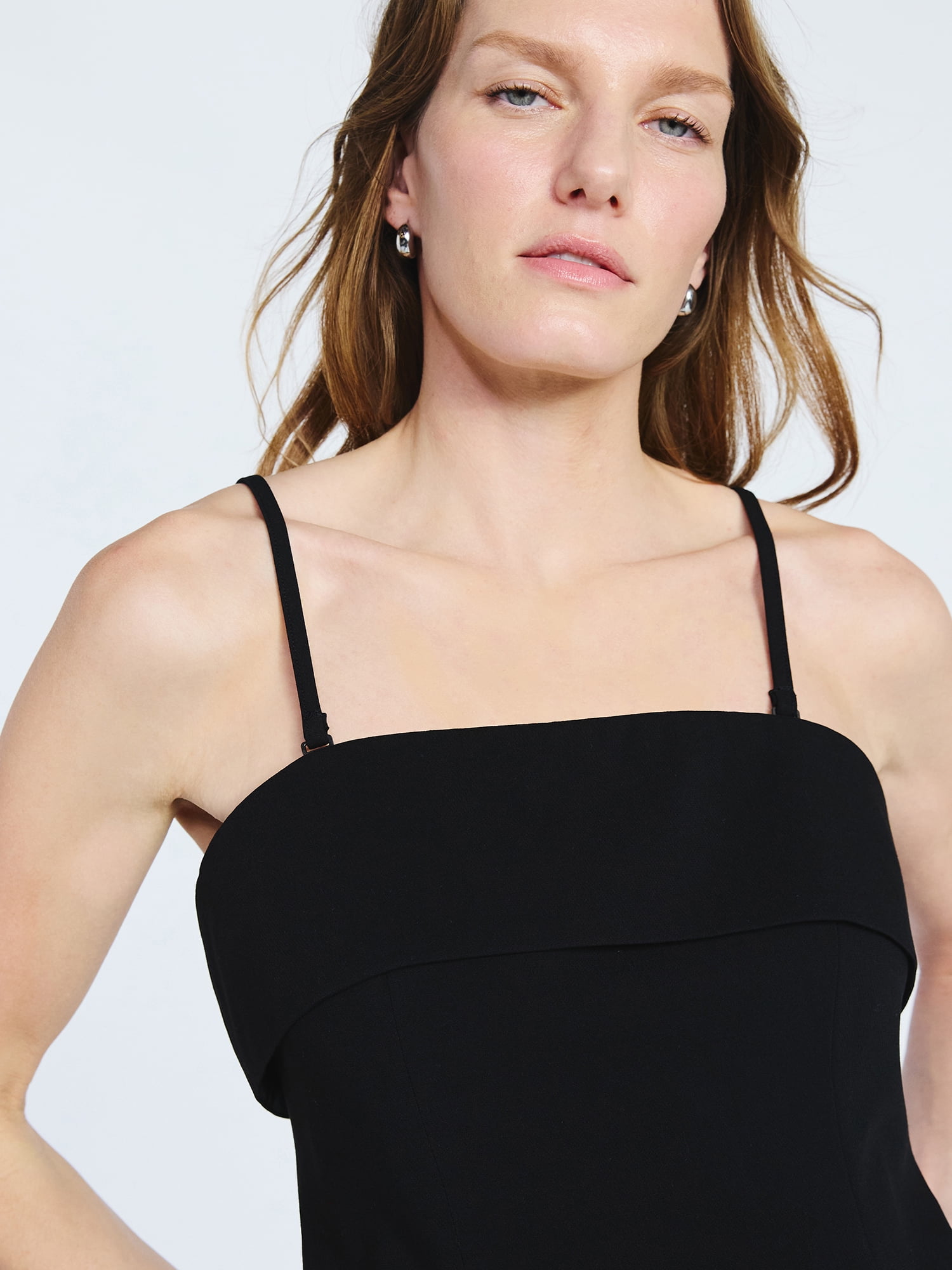 Scoop Women's Fold Over Bandeau Top, Sizes XS-XXL