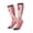 2 Black-1, variant on Women Crew Soft Moisture-wicking Socks Red Meat Pattern Design Cotton Socks, One Size fit All