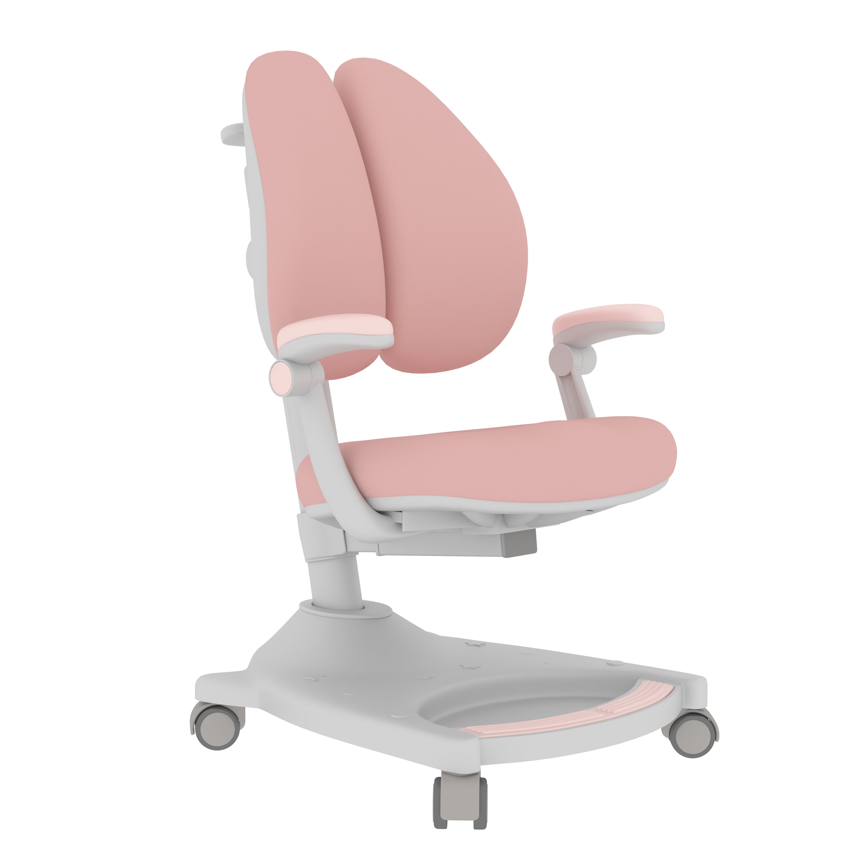 Details about   Ergonomic Adjustable Backrest Kids Study Chair with Support Bar Home Study Pink 