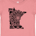 thumbnail image 4 of Inktastic Minnesota Silhouette Mandala Boys or Girls Baby T-Shirt, 4 of 5