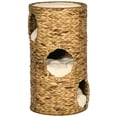 thumbnail image 2 of PawHut Elevated Cat Bed with Three Hideaways & Four Soft Plush Cushions, Cat Tower with Hand-Woven Materials, Multi-Layer Raised Kitten Bed Caves, 2 of 9
