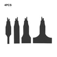 thumbnail image 4 of Juego de hojas de sierra recíproca Speravity 4 piezas acero alto carbono, 4 of 6