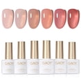thumbnail image 1 of Set de esmaltes de uñas GAOY Jelly Nude Gel, 6 colores, 7,3 ml, luz UV, 1 of 6