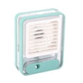 thumbnail image 2 of Desk Misting Fan 3 Speed USB Charging Quiet Table Water Mist Spray Fan with Night Light for Bedroom Office Travel Green, 2 of 5