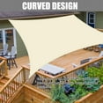 thumbnail image 4 of ASTRAEA 420D Waterproof Sun Shade Sail UV Blocking Canopy for Outdoor Patio Garden Yard, 4 of 11