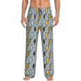 thumbnail image 1 of Fotbe Lightning Bolts Pantalones de Pijama para Hombre, Pantalones de Dormir, Pantalones de Casa con Cintura Ajustable y Bolsillos-X-Large, 1 of 6