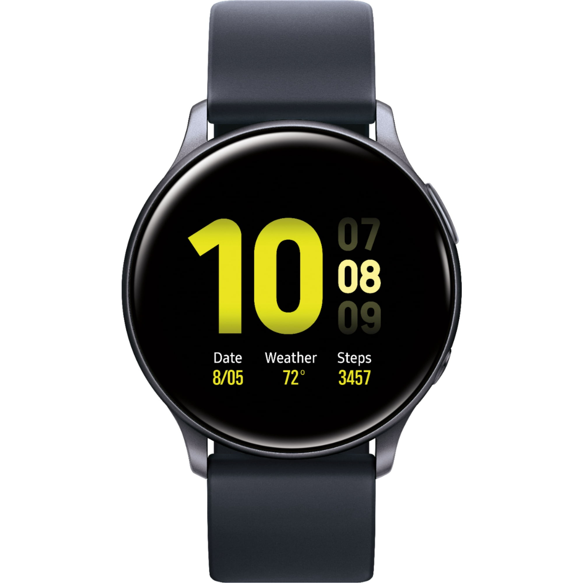 Samsung Galaxy Watch Active2 44mm Smartwatch with Heart Rate Monitor Aluminum Black OPENBOX 10 10 Walmart