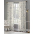 thumbnail image 4 of Blue Easter Sheer Curtains 84 Inch Length 2 Panels Set Window Treatments, Spring Farmhouse Vintage Bunny Eggs Beige Rod Pocket Semi Curtains for Living Room/Bedroom/Kitchen Décor, 104"W x 84"L, 4 of 7