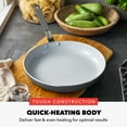 thumbnail image 2 of GreenPan Bobby Flay 12" Nonstick Fry Pan Skillet, Dishwasher Safe, Gray, 2 of 7