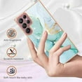 thumbnail image 4 of For Samsung Galaxy S21 FE Case Hard back Marble Pattern Slim Design Enhanced Camera and Screen Protection Girls and Women Cover, 4 of 5