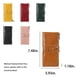 thumbnail image 2 of Sonducket Cartera larga Cerrojo Cremallera Monedero Monedero Bolsa para teléfono móvil Titular de dinero Tarjeta de bolsillo Diseño de lujo Carteras Marrón, 2 of 6