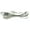 Silver - Pack of 1, variant on Royal Designs, Inc. Lamp Cord Molded Plug with Dimmer Switch, Stripped Ends Ready for Wiring, 8 ft long, Black, SPT-1 UL Listed