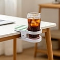 thumbnail image 7 of Striped Clip-On Drink Holder, Portable Easy-Install Beach/Pool Chair Cup Holder with Clamp for Desk Recliner, 7 of 7