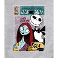 thumbnail image 3 of Nightmare Before Christmas - Jack And Sally Comic Book Cover - Men's Crew Fleece Sweatshirt, 3 of 5