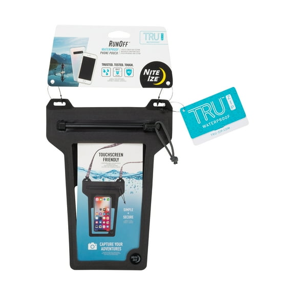 RunOff® Waterproof Phone Pouch - Charcoal