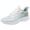 White, variant on HEWUQI Men's Walking Shoes Breathable Casual Sneakers Lightweight Non Slip Cushioned Fashion Footwear for Workout Business Commuting Travel Dark Gray Size 10