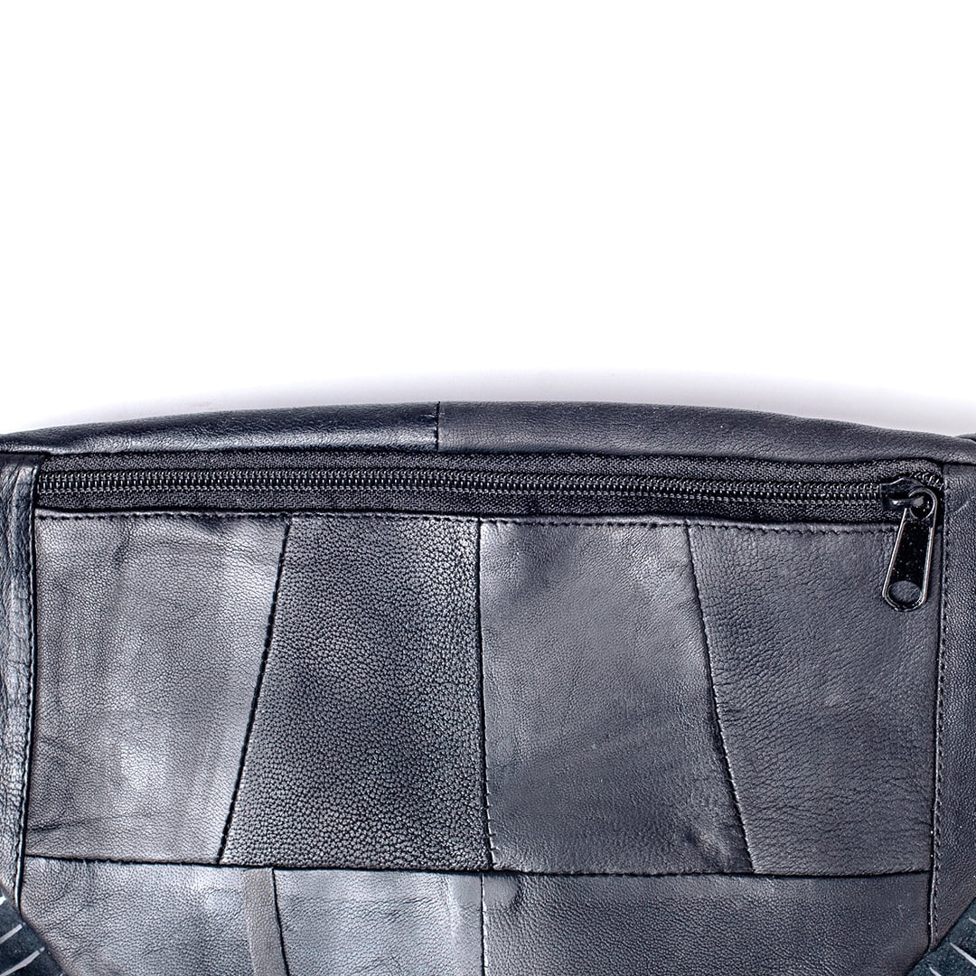 Fanny Pack Leather Waist Bag Hip Belt Zipper Pouch Pocket Travel Sport for MenFanny Pack Leather Waist Bag Hip Belt Zipper Pouch Pocket Travel Sport for Men