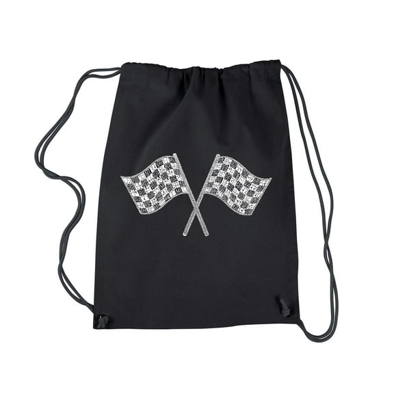 LA Pop Art Drawstring Backpack - NASCAR NATIONAL SERIES RACE TRACKS