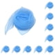 thumbnail image 3 of Guardurnaity Bufanda cuadrada Pañuelo de gasa Adornos para el cabello Accesorio sedoso Ropa colorida para niños de jardín de infantes para representaciones Azul claro 60*60cm 10piezas Guardurnaity CBP320707, 3 of 4
