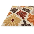 thumbnail image 2 of Loloi Gabriella 3'6" x 5'6" Hand Hooked Rug in Ivory and Spice, 2 of 2
