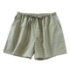 thumbnail image 3 of MKLEKYY Pantalones Cortos Finos de Primavera/Verano para Mujer, Holgados, Cómodos y A Cuadros, para Estar En Casa., 3 of 3