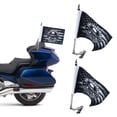 thumbnail image 4 of Motorcycle American Flagpole, 25cm Trunk Lid Flagpole Mount Kit  Replacement For Gold Wing  2018-2020 For Modification, 4 of 8