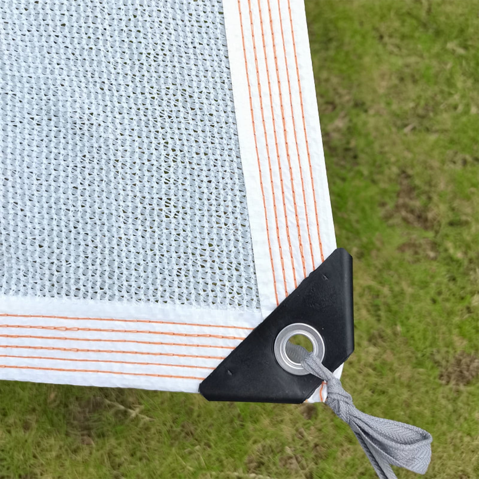 Garden Plants Shade Cloth with Grommets ，with Grommets 2x2m ，And Backyard Patio Sunshade With Protection, Heat Material, Reinforced Grommets（White）