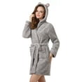 thumbnail image 5 of richie house women's bathrobe robe with two ears rhw2498, 5 of 7