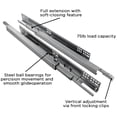 thumbnail image 2 of Hickory Hardware Hh075214 21" Full Extension Undermount Ball Bearing Drawer Slide -, 2 of 4