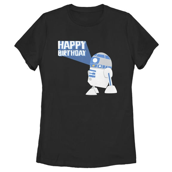 Women's Star Wars R2-D2 Happy Birthday Graphic T-Shirt