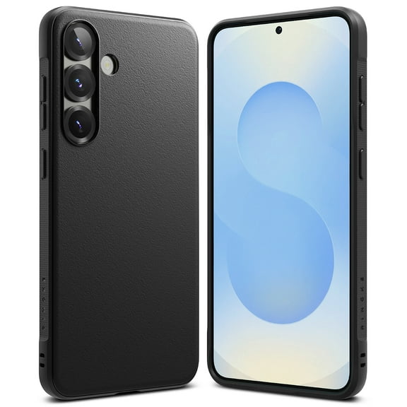 Ringke Onyx for Galaxy S25 Case, Firm Grip Non-Slip Unique Texture Flexible Phone Cover - Black