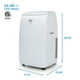 thumbnail image 7 of Black & Decker Portable Air Conditioner With Heat, 10,000 BTU, White, 7 of 7