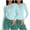 (Light Blue, variant on Htigea 2 Pack Women's Casual Basic Going Out Crop Tops Slim Fit Short Sleeve Crew Neck Tight T Shirts Gray,XS