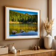 thumbnail image 5 of Mirror Lake - Oregon Photography Nature Landscape Forest Scenic Autumn Water Mountain Unframed Wall Art Print 32 x 48 inches, 5 of 7