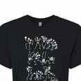 thumbnail image 3 of Corpse Bride - Bones Dancing the Scare Away - Juniors Cropped Cotton Blend T-Shirt, 3 of 5