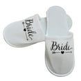 thumbnail image 1 of Disposable Close Toe Wedding Bride Slippers Travel Hen  Black, 1 of 8